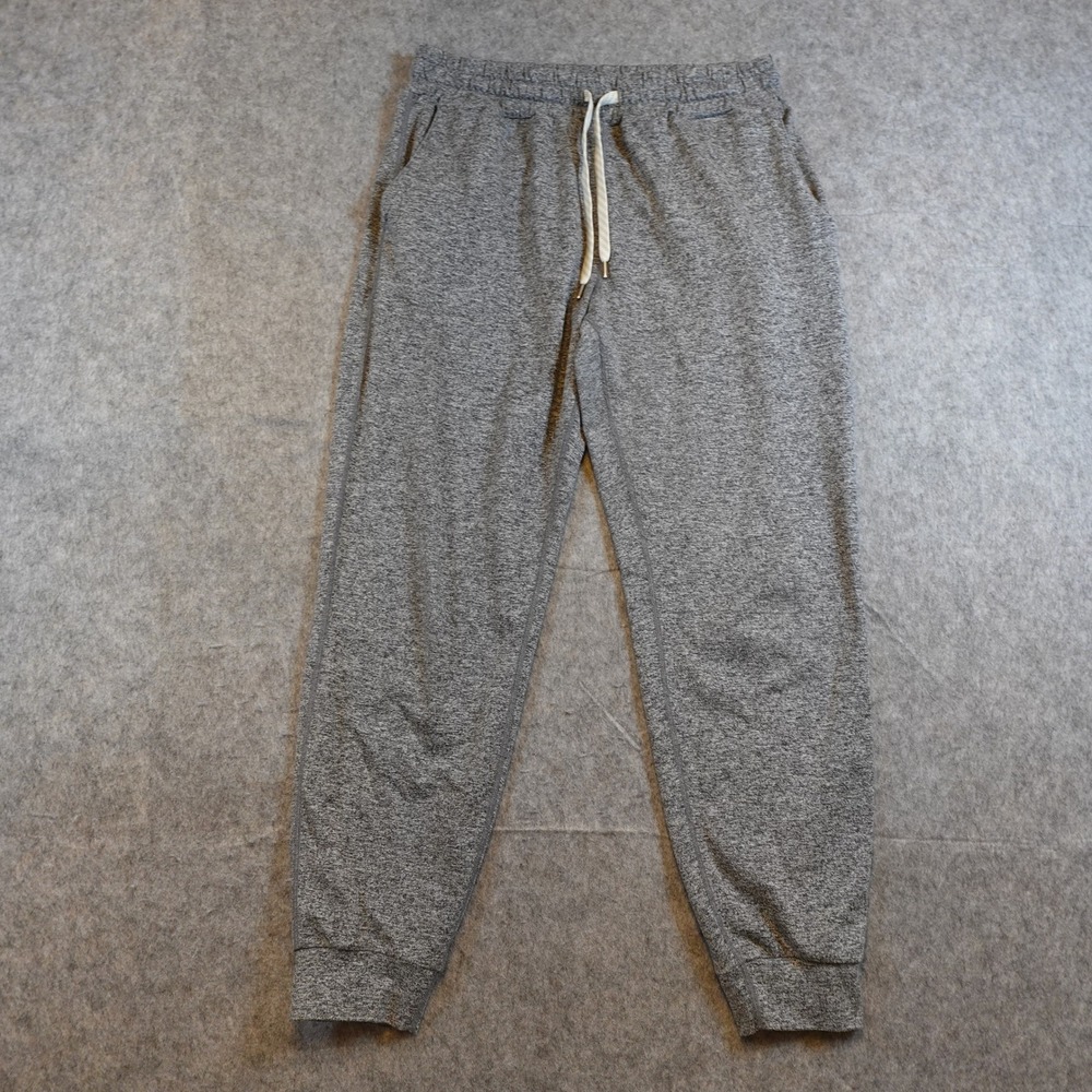 Vuori Pant Women Small Gray Performance Jogger Drawstring Elastic Waist VW303